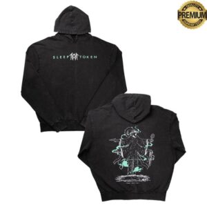 ASCENSIONISM ACID WASH HOODIE-Sleep Token Merch