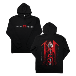 SLEEP TOKEN TRIDENT HOODIE – BLACK-Sleep Token Hoodies